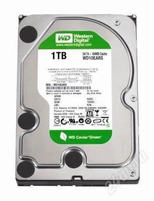 Лот: 2246470. Фото: 1. HDD 1 Tb SATA-II Western Digital... Жёсткие диски (HDD)