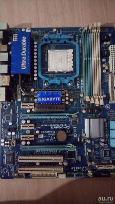 Лот: 13326766. Фото: 1. материнская плата AM3 Gigabyte... Материнские платы