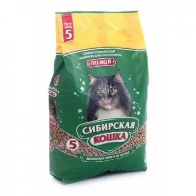 Лот: 14009887. Фото: 1. Наполнитель Сибирская Кошка лесной... Миски, лотки, наполнители