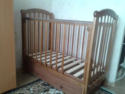 Лот: 7922020. Фото: 1. Кроватка детская -маятник. Другое (дети растут)