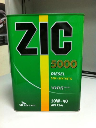 Лот: 5533192. Фото: 1. Масло моторное ZIC 5000 Diesel... Масла, жидкости