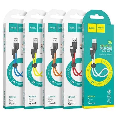 Лот: 22977803. Фото: 1. Кабель USB Hoco X21 PLUS Type-C... Дата-кабели, переходники