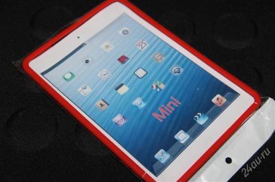 Лот: 2716906. Фото: 1. Чехол силиконовый для iPad Mini-красный. Чехлы, обложки