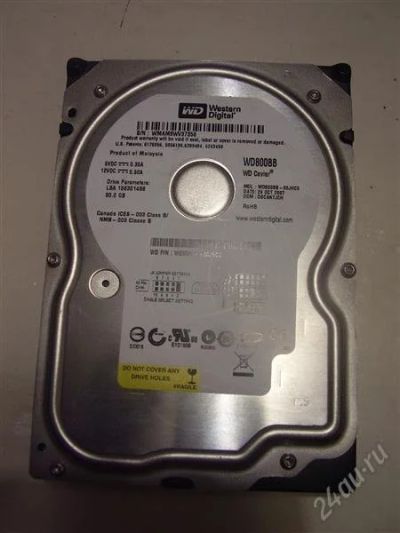Лот: 1597309. Фото: 1. HDD 80ггб. Жёсткие диски (HDD)
