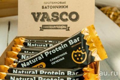 Лот: 9119324. Фото: 1. Протеиновый батончик VASCO Natural... Диетическое питание