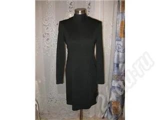 Лот: 229231. Фото: 1. Платье шерстяное с прозрачными... Платья