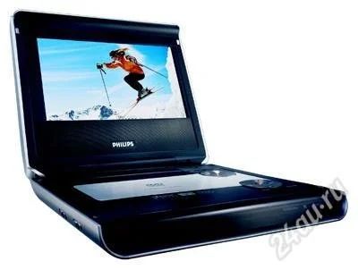 Лот: 1522190. Фото: 1. Портативный DVD-плеер Philips... Плееры