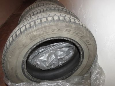 Лот: 12533510. Фото: 1. Зимние шины Dunlop SP Winter Ice... Шины