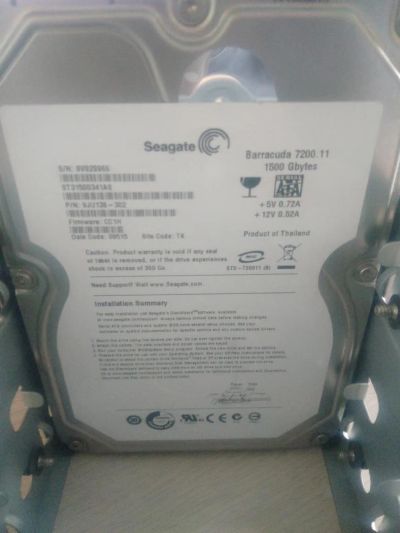 Лот: 11104817. Фото: 1. Винчестер (жесткий диск) 1500... Жёсткие диски (HDD)