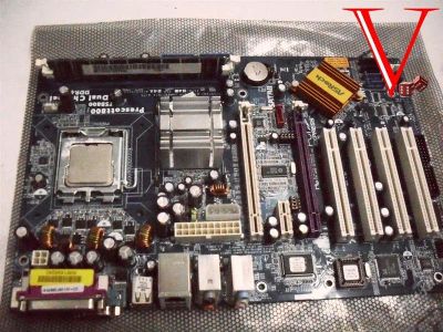 Лот: 787910. Фото: 1. MB ASrock 775i915pl-sata II sock775... Материнские платы