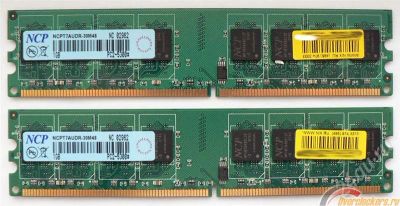 Лот: 729875. Фото: 1. DDR2 667-MHz 1GB 2 шт. Оперативная память