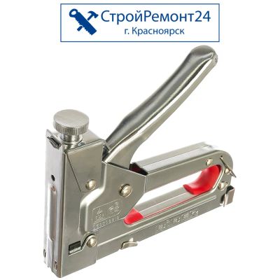 Лот: 25729620. Фото: 1. Степлер строительный Зубр скобозабивной... Ручной инструмент