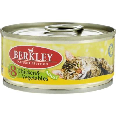 Лот: 17034718. Фото: 1. Консервы для кошек Berkley (Беркли... Корма