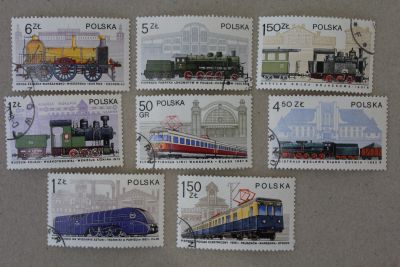 Лот: 24899902. Фото: 1. Марки Польша 1978 года. Железнодорожный... Марки