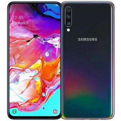 Лот: 15550143. Фото: 1. Samsung Galaxy A70 128 ГБ черный. Смартфоны