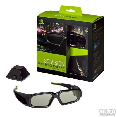 Лот: 16309032. Фото: 1. 3D очки Nvidia 3D Vision Kit... Очки, шлемы виртуальной реальности