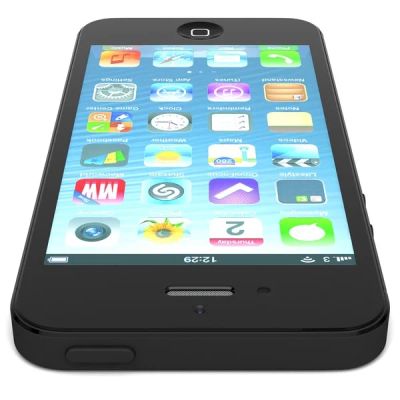 Лот: 3807596. Фото: 1. Apple iPhone 5 16 gb черный, оригинальный... Смартфоны