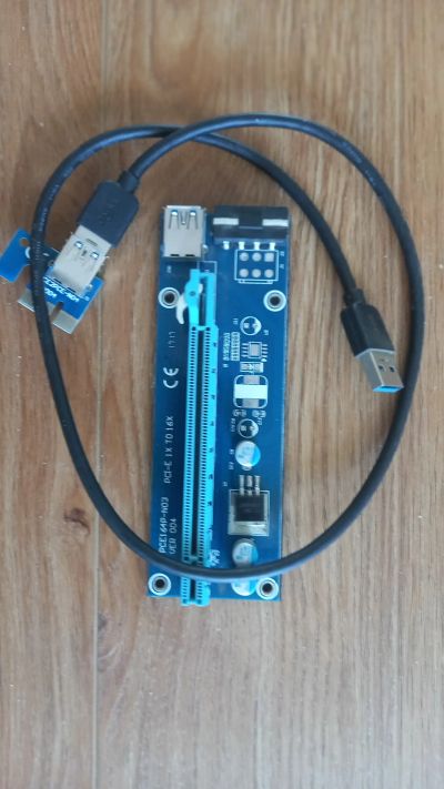 Лот: 20995456. Фото: 1. USB 3.0 Райзер (Riser) PCI-E 1x-16x. Шлейфы, кабели, переходники