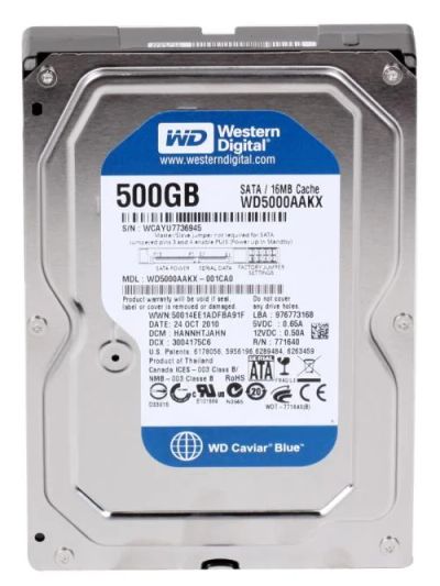 Лот: 3307881. Фото: 1. Жесткий диск WD-3,5.HDD-500G. Жёсткие диски (HDD)