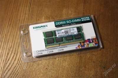Лот: 1265809. Фото: 1. Kingmax DDR3 SO-DIMM 4GB 1333MHz. Оперативная память