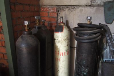 Лот: 6641654. Фото: 1. Баллон под аргон, объем 40 л. Баллоны, газ в баллонах