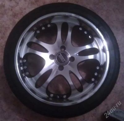 Лот: 1595961. Фото: 1. Литье R17 4x100 + Резина Michelin... Шины на дисках