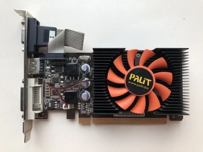 Лот: 25442428. Фото: 1. PCI-E 1024Mb Palit GeForce GT... Видеокарты