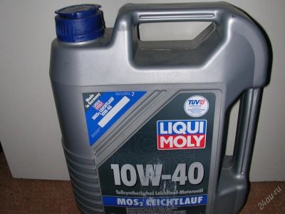 Лот: 83754. Фото: 1. масло LIQUI MOLY 10W40 MOS2 LEICHTLAUF... Масла, жидкости