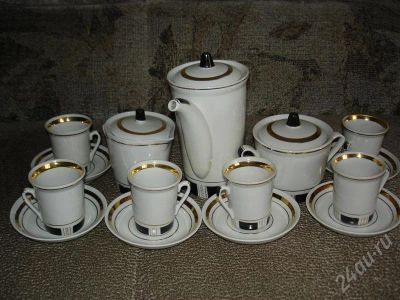 Лот: 454856. Фото: 1. кофейный сервиз на 6 персон. Сервизы, наборы посуды