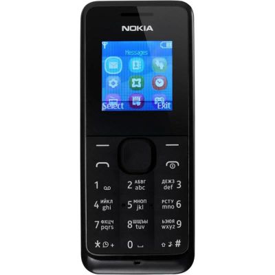Лот: 7703473. Фото: 1. Сотовый телефон Nokia 105 Black... Кнопочные мобильные телефоны