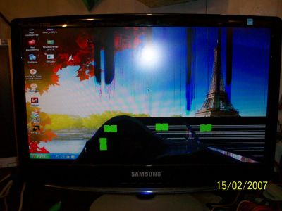 Лот: 4765049. Фото: 1. Монитор 19" Samsung B1930 разбит... ЖК-мониторы