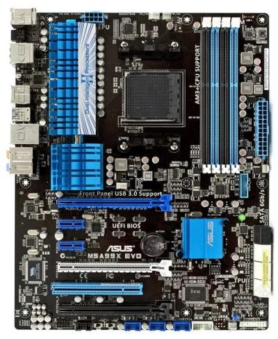 Лот: 2406898. Фото: 1. ASUS M5A99X EVO. 2 года гарантии. Материнские платы