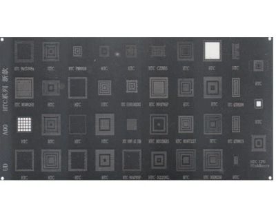 Лот: 20885750. Фото: 1. Трафарет BGA A00 HTC, 39 в 1. Оборудование для ремонта