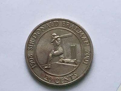 Лот: 12744108. Фото: 1. Австралия, 20 центов. 2001 год... Австралия и Океания