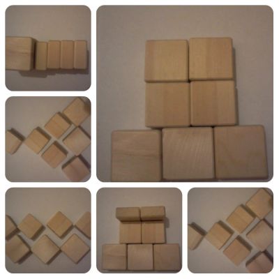 Лот: 8417910. Фото: 1. Кубики 40х40х20 мм и 45х45х20... Развивающие