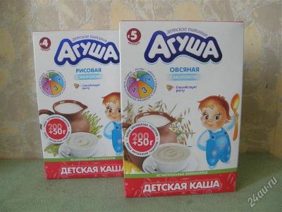 Лот: 2168904. Фото: 1. Каша Агуша, разные виды, 4 упаковки... Детское питание