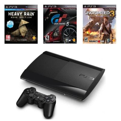 Лот: 4988575. Фото: 1. Игровая приставка Sony PS3 500GB... Игровые приставки, консоли