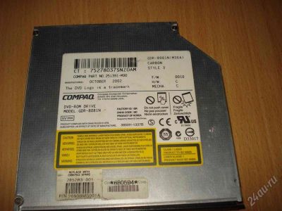 Лот: 1814483. Фото: 1. DVD-R/CD-R для ноутбука (1). Приводы CD, DVD, BR, FDD