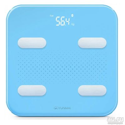 Лот: 18082725. Фото: 1. Умные весы Xiaomi Yunmai S Blue... Весы напольные