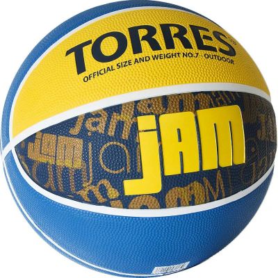 Лот: 22359845. Фото: 1. Мяч баскетбольный Torres Jam B02047... Мячи, ракетки, шайбы, клюшки