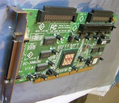 Лот: 468747. Фото: 1. SCSI-controller Tekram DC-390U3W... Платы расширения, контроллеры, доп. порты