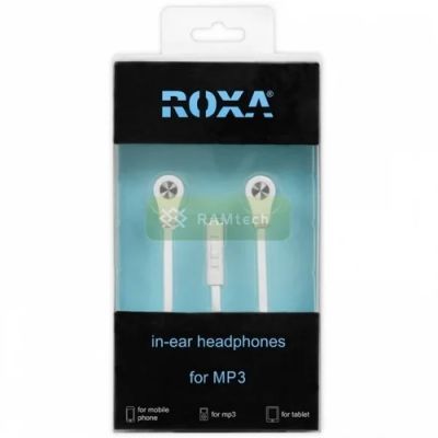 Лот: 5334794. Фото: 1. Наушнки ROXA BX-500 для MP3 Белые... Наушники, гарнитуры