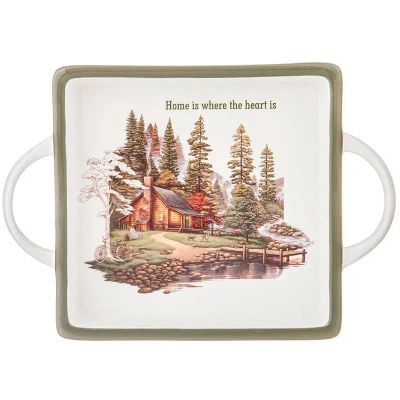 Лот: 25301770. Фото: 1. Блюдо с ручками Lefard Family... Предметы сервировки