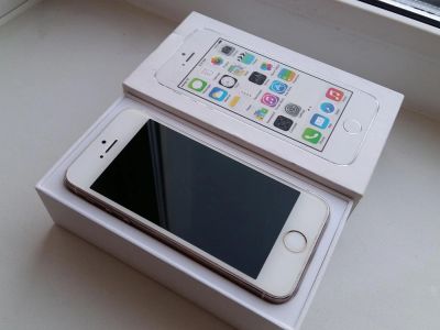Лот: 6651811. Фото: 1. Apple iPhone 5S 32GB,Gold, PCT... Смартфоны