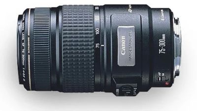 Лот: 7267092. Фото: 1. Canon EF 75-300mm f/4-5.6 IS USM... Объективы