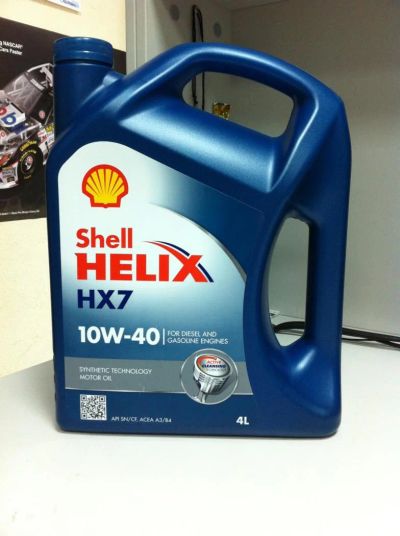 Лот: 5537536. Фото: 1. Масло моторное Shell Helix HX7... Масла, жидкости