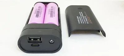 Лот: 8531234. Фото: 1. Корпус для Power bank черный белый. Внешние, портативные аккумуляторы для смартфонов (Power bank)