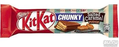 Лот: 13127004. Фото: 1. Батончик Kit Kat соленая карамель. Шоколад, конфеты