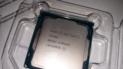 Лот: 13836692. Фото: 1. Intel Pentium G4560. Процессоры