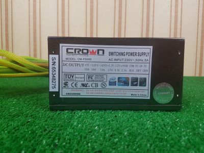 Лот: 13956094. Фото: 1. Блок Питания Crown 500W. Корпуса, блоки питания